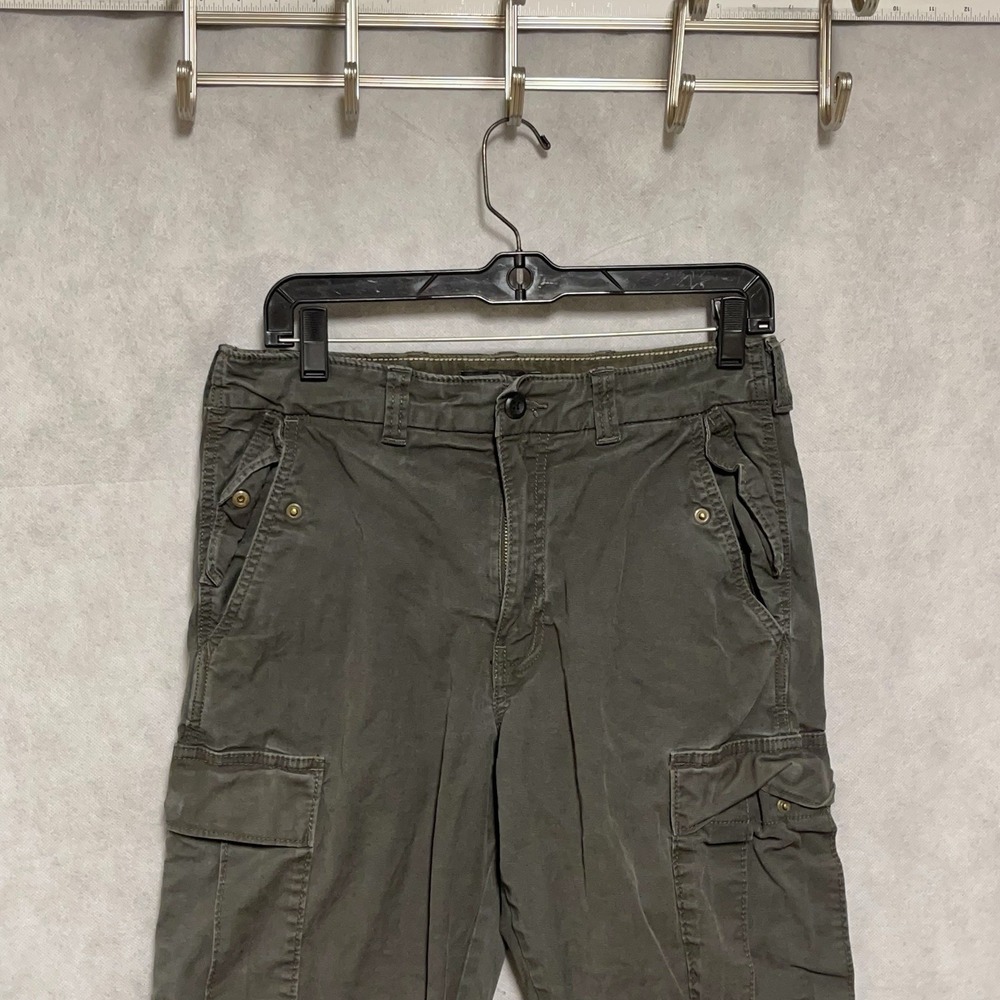 Banana Republic Pants Men 29x30 Gren Surplus Cargo Tapered Utility Brushed Twill